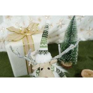 Ornament de Craciun ren pe schiuri model 2