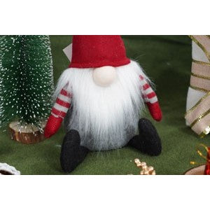 Ornament de Craciun spiridus cu palarie rosie