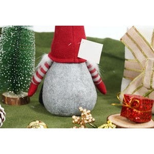 Ornament de Craciun spiridus cu palarie rosie