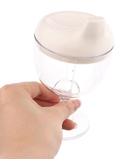 Pahar din Plastic cu Picior, pentru Copii, 14 x 7.7 cm, cu Cioc Antiscurgere, + 3 Ani, Fara Maner