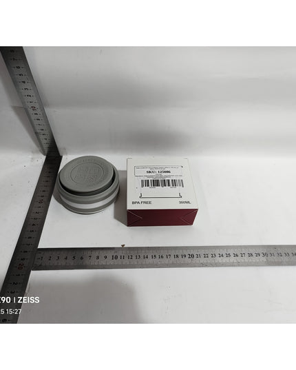 Pahar pliabil din silicon prentru calatorii, 350 ml, pai inclus