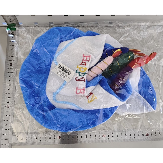 Palarie Happy Birthday, Accesoriu pentru Petrecere, Model Tort, Tematica Aniversare