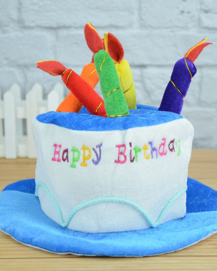 Palarie Happy Birthday, Accesoriu pentru Petrecere, Model Tort, Tematica Aniversare