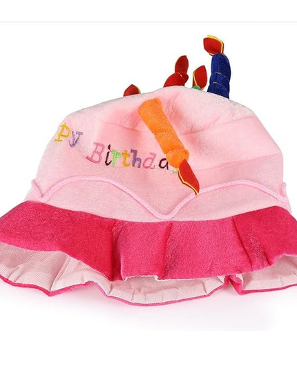 Palarie Happy Birthday, Accesoriu pentru Petrecere, Model Tort, Tematica Aniversare