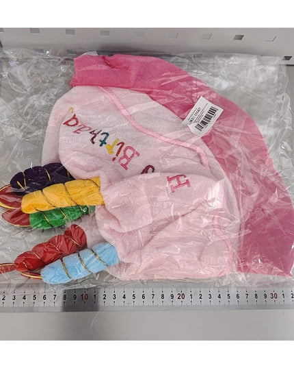 Palarie Happy Birthday, Accesoriu pentru Petrecere, Model Tort, Tematica Aniversare