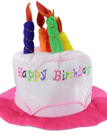 Palarie Happy Birthday, Accesoriu pentru Petrecere, Model Tort, Tematica Aniversare