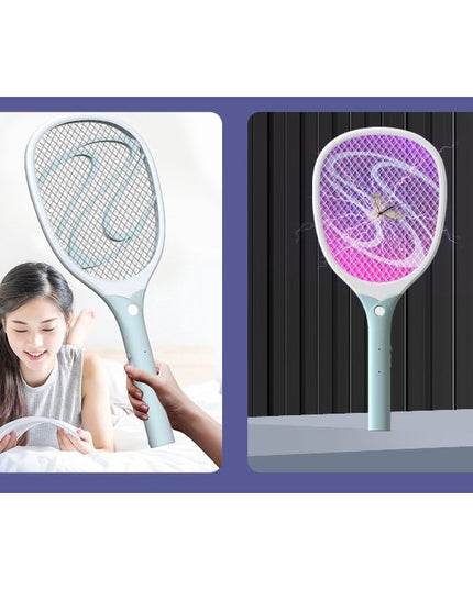 Paleta Electrica pentru Tantari, Muste sau Insecte LED, Reincarcabila, Incarcare USB, Plastic, Casa si Gradina, Anti-insecte