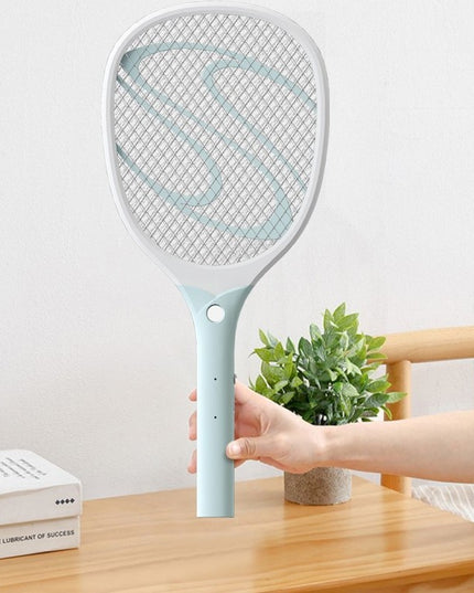 Paleta Electrica pentru Tantari, Muste sau Insecte LED, Reincarcabila, Incarcare USB, Plastic, Casa si Gradina, Anti-insecte
