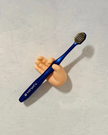 Suport de Baie, Multifunctional, pentru Periute/Cabluri, din PVC, cu Ventuza, Model Mana