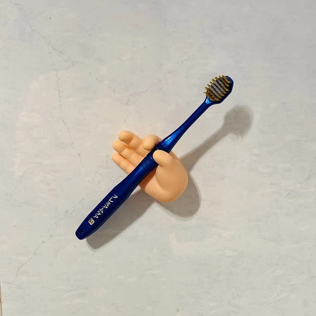 Suport de Baie, Multifunctional, pentru Periute/Cabluri, din PVC, cu Ventuza, Model Mana