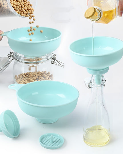 Palnie din plastic 1 doua dimensiuni de scurgere, cu filet si filtru, diametru scurgere