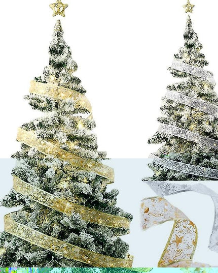 Panglică LED de Crăciun Aurie, lungime , 50 LED-uri, Baterii