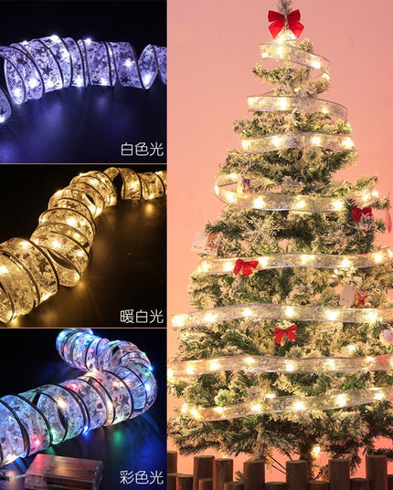 Panglică LED de Crăciun Aurie, lungime , 50 LED-uri