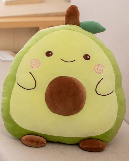 Patura 2in1 pentru Pat sau Canapea, Model Jucarie Avocado cu Spatiu de Depozitare Patura, Microfibra