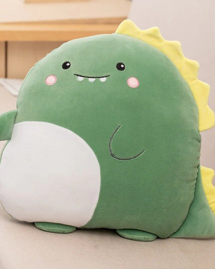 Patura 2in1 pentru Pat sau Canapea, Model Jucarie Dinozaur cu Spatiu de Depozitare Patura, Microfibra