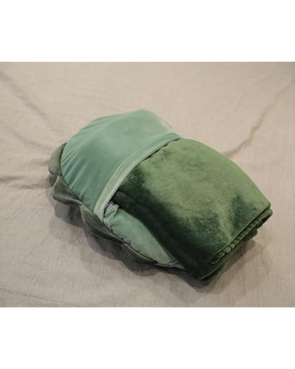 Patura 2in1 pentru Pat sau Canapea, Model Jucarie Dinozaur cu Spatiu de Depozitare Patura, Microfibra