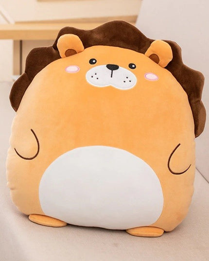 Patura 2in1 pentru Pat sau Canapea, Model Jucarie Leu cu Spatiu de Depozitare Patura, Microfibra