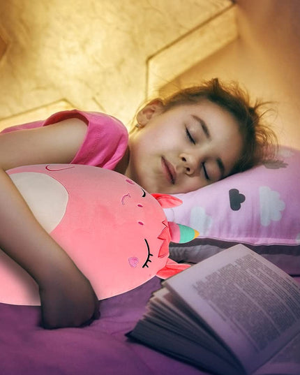 Patura 2in1 pentru Pat sau Canapea, Model Jucarie Unicorn cu Spatiu de Depozitare Patura, Microfibra