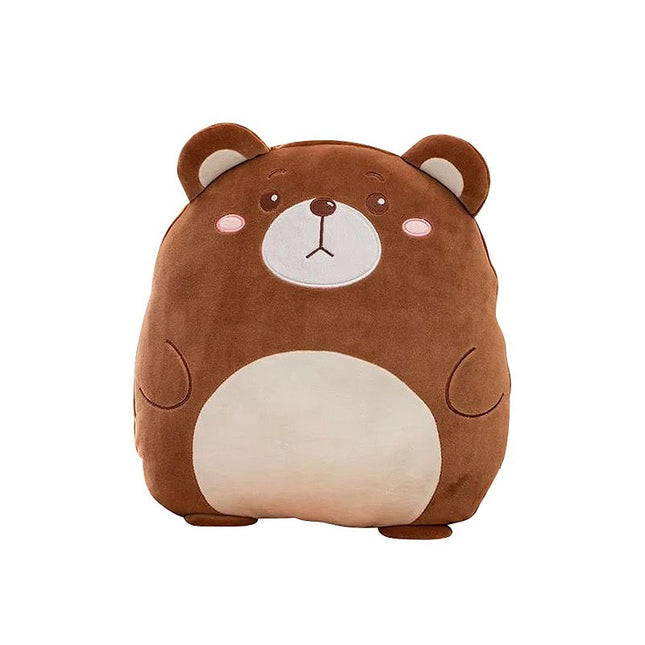 Patura 2in1 pentru Pat sau Canapea, Model Jucarie Urs cu Spatiu de Depozitare Patura, Microfibra