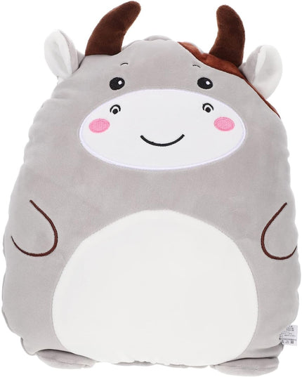 Patura 2in1 pentru Pat sau Canapea, Model Jucarie Vacuta cu Spatiu de Depozitare Patura, Microfibra