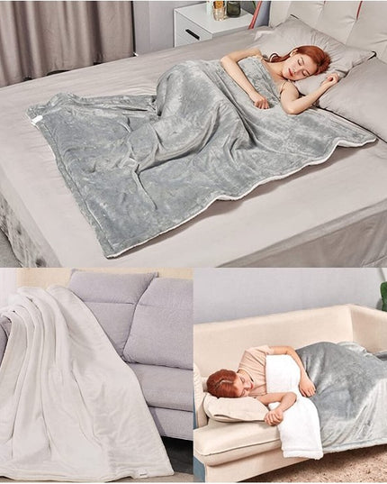 Patura Cu Incalzire Electrica, 135 W,6 Trepte De Incalzire, Flanel