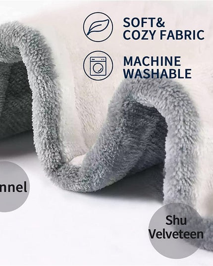 Patura Cu Incalzire Electrica, 135 W,6 Trepte De Incalzire, Flanel