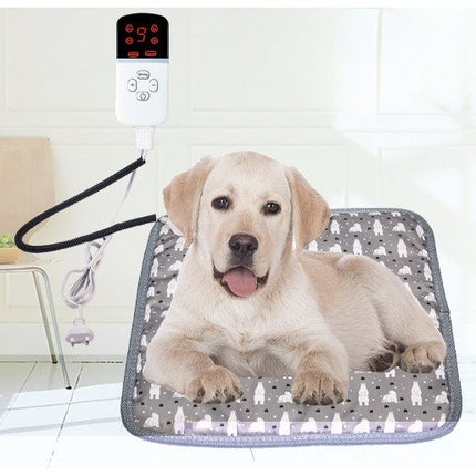 Patura electrica pentru animale de companie cu tub anti-muscatura, perna pentru caini,28 W, 9 trepte de reglaj perna pentru pisici, anti-alunecare