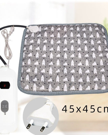 Patura electrica pentru animale de companie cu tub anti-muscatura, perna pentru caini,28 W, 9 trepte de reglaj perna pentru pisici, anti-alunecare