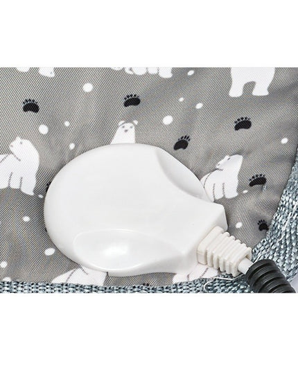 Patura electrica pentru animale de companie cu tub anti-muscatura, perna pentru caini,28 W, 9 trepte de reglaj perna pentru pisici, anti-alunecare