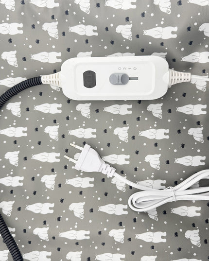 Patura electrica pentru animale de companie, perna pentru caini, 45 x 45 cm, 28 W, 3 trepte de reglaj, perna pentru pisici, Anti-Alunecare