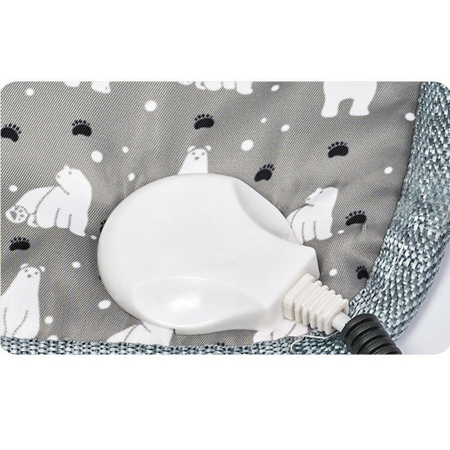 Patura electrica pentru animale de companie, perna pentru caini,25W, 2 trepte de reglaj perna pentru pisici, anti-alunecare