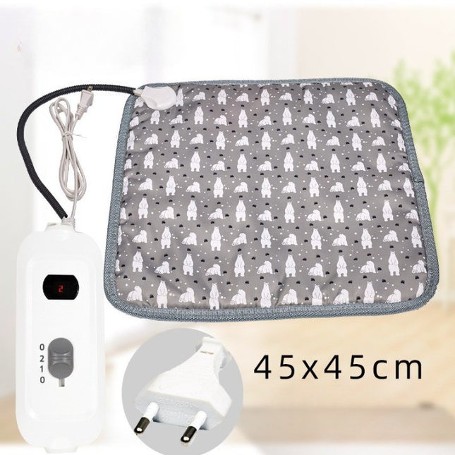 Patura electrica pentru animale de companie, perna pentru caini,25W, 2 trepte de reglaj perna pentru pisici, anti-alunecare