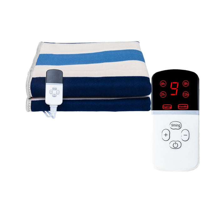 Patura electrica , 130 W, Control Telecomanda, 9 Trepte de Caldura, Temporizator