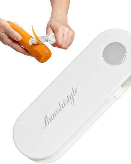 Peeler pentru Legume si Fructe,Multifunctional, Curatator Pliabil, din ABS si Otel Inoxidabil