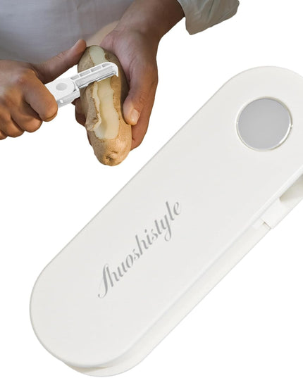 Peeler pentru Legume si Fructe,Multifunctional, Curatator Pliabil, din ABS si Otel Inoxidabil