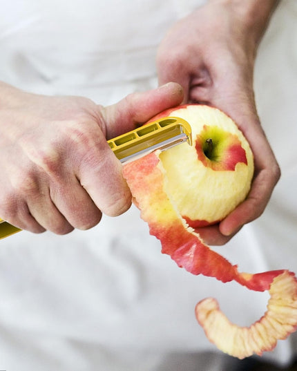 Peeler pentru Legume si Fructe,Multifunctional, Curatator Pliabil, din ABS si Otel Inoxidabil