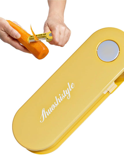 Peeler pentru Legume si Fructe,Multifunctional, Curatator Pliabil, din ABS si Otel Inoxidabil