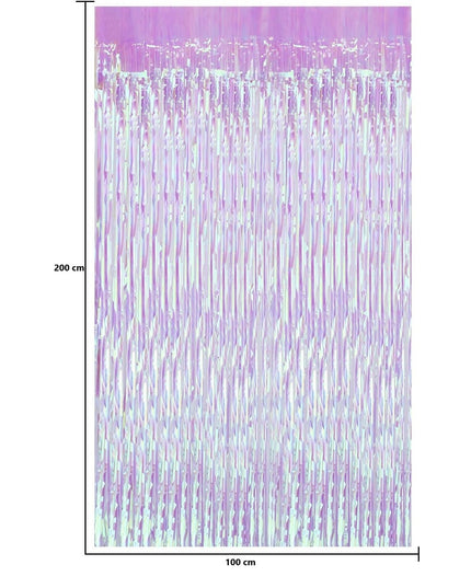 Perdea Franjurata, Model Decor Petrecere, pentru Fundal de Poze, Amenajare Colorata a Petrecerii, Dimensiune