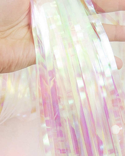 Perdea Franjurata, Model Decor Petrecere, pentru Fundal de Poze, Amenajare Colorata a Petrecerii, Dimensiune