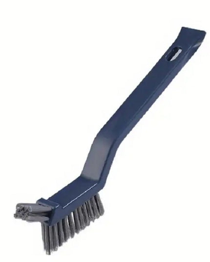 Perie 3in1 de Curatat Podele si Rosturi, Lungime Maner 28 cm, Peri din PP, Otel si Plastic, Cleste pentru Scame si Par Inclus