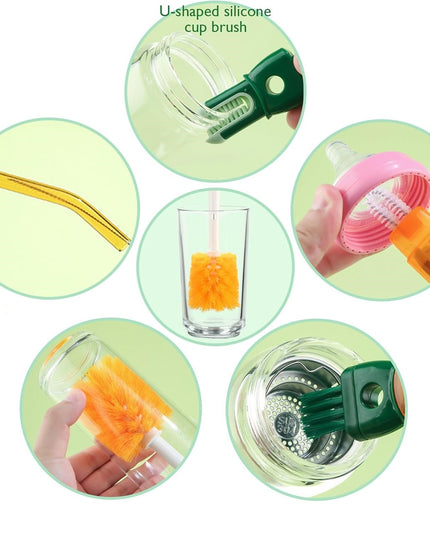 Perie 1 de Curatat Pahare, Cani, Sticle, cu Maner Lung, Accesorii pentru Spalarea Paielor si Capacelor, Usor de Agatat