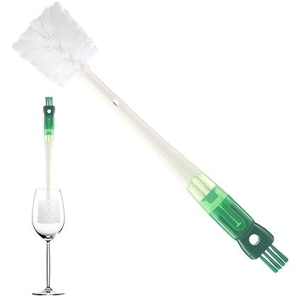 Perie 1 de Curatat Pahare, Cani, Sticle, cu Maner Lung, Accesorii pentru Spalarea Paielor si Capacelor, Usor de Agatat