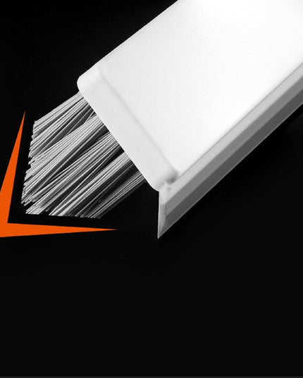 Perie de Curatare pentru Podele si Rosturi, Lungime Maner , Capat Pivotant 180 Grade, Peri din PP, Otel si Plastic, Cleste pentru Scame si Par Inclus