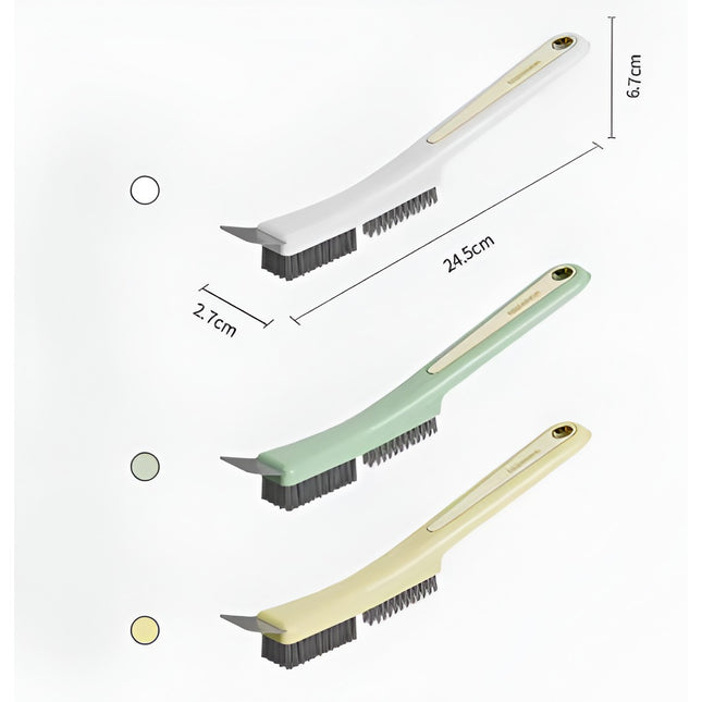 Perie de Sarma pentru Bucatarie, din Doua Bucati, Maner Lung cu Gaura de Prindere, Peri din Otel, Anti-Reziduu, Anti-Murdarie