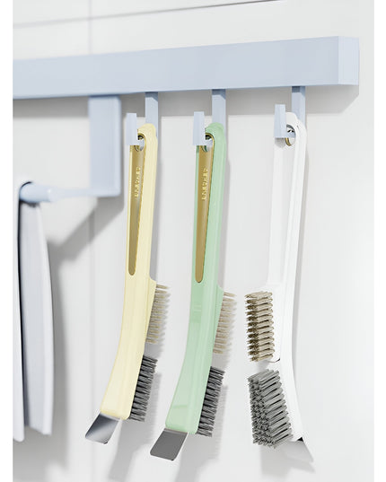 Perie de Sarma pentru Bucatarie, din Doua Bucati, Maner Lung cu Gaura de Prindere, Peri din Otel, Anti-Reziduu, Anti-Murdarie