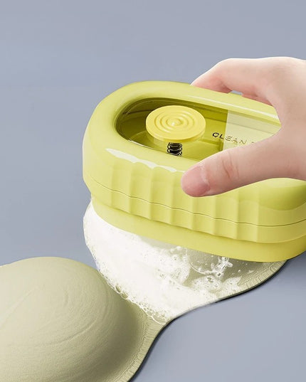 Perie de Spalat Haine, cu Dispenser pentru Detergent, 4 Perii de Curatare, din ABS + PS