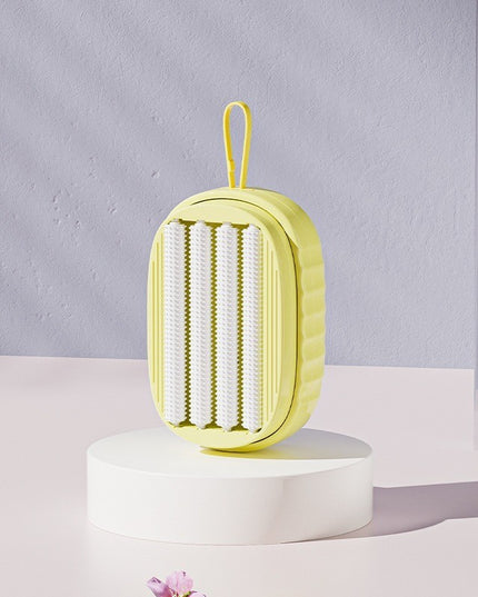 Perie de Spalat Haine, cu Dispenser pentru Detergent, 4 Perii de Curatare, din ABS + PS