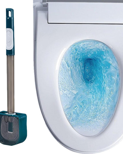 Perie de Toaleta, cu Recipient pentru Detergent, din Plastic+TPR, Montare fara Perforare