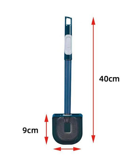 Perie de Toaleta, cu Recipient pentru Detergent, din Plastic+TPR, Montare fara Perforare