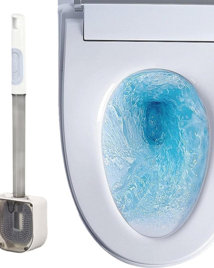 Perie de Toaleta, cu Recipient pentru Detergent, din Plastic+TPR, Montare fara Perforare